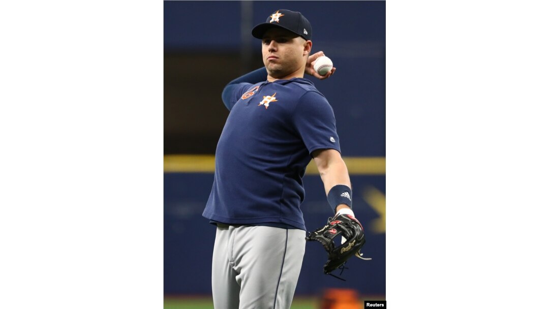 Aledmys Díaz, de los Astros de Houston. Kim Klement-USA TODAY Sports vía Reuters.