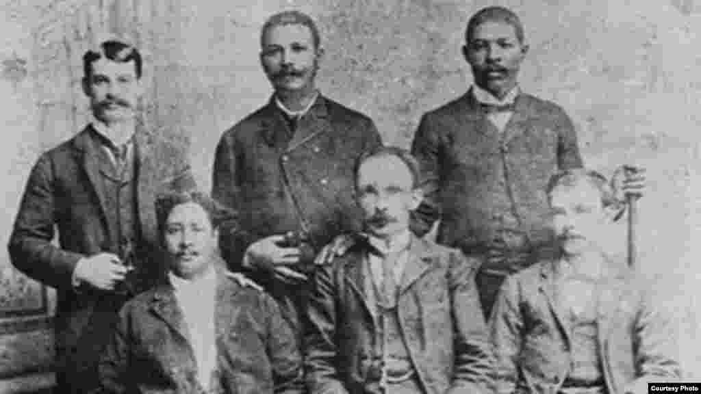 José Martí con el Consejo de Kingston, Jamaica, en 1892.