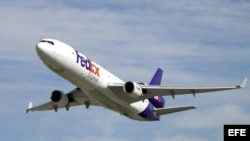 Un avión FedEx.