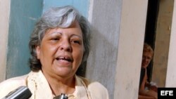 La opositora cubana Martha Beatriz Roque.