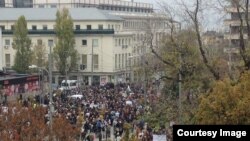 Protesta estudiantil en Bulgaria 