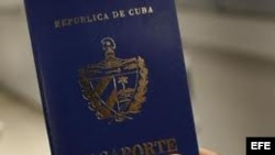 Pasaporte cubano.