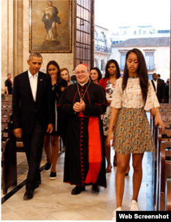El cardenal fue el primero en entrevistarse en Cuba con Barack Obama.