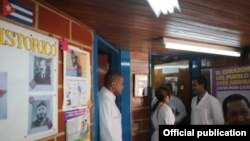 Médicos cubanos de la Misión Barrio Adentro en Venezuela.