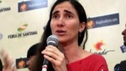 Yoani Sánchez: que el tema de Cuba no pierda importancia 