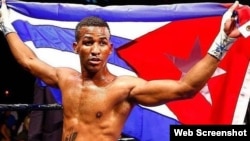 El boxeador Rancés Barthelemy, oriundo de Cuba, residente de Las Vegas, Nevada, Estados Unidos.