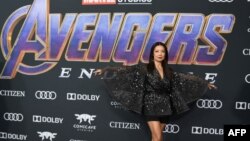 La actriz Lucy Liu durante la premier del filme "Avengers: Endgame"