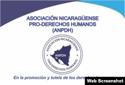 Logo de la Asociación Nicaragüense Pro Derechos Humanos.