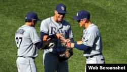 Rays de Tampa, equipo de la Liga Americana en las Grandes Ligas.