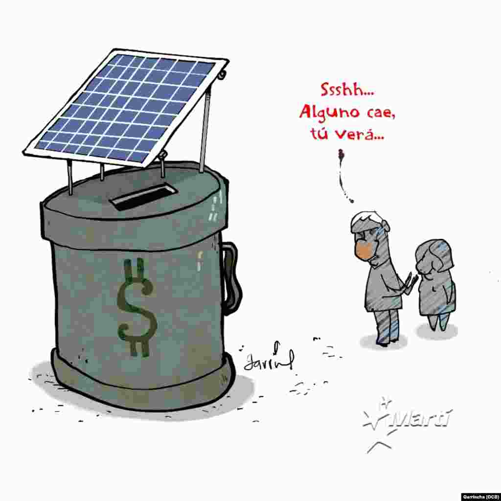 El gobierno propone alquilar servicio de paneles solares.