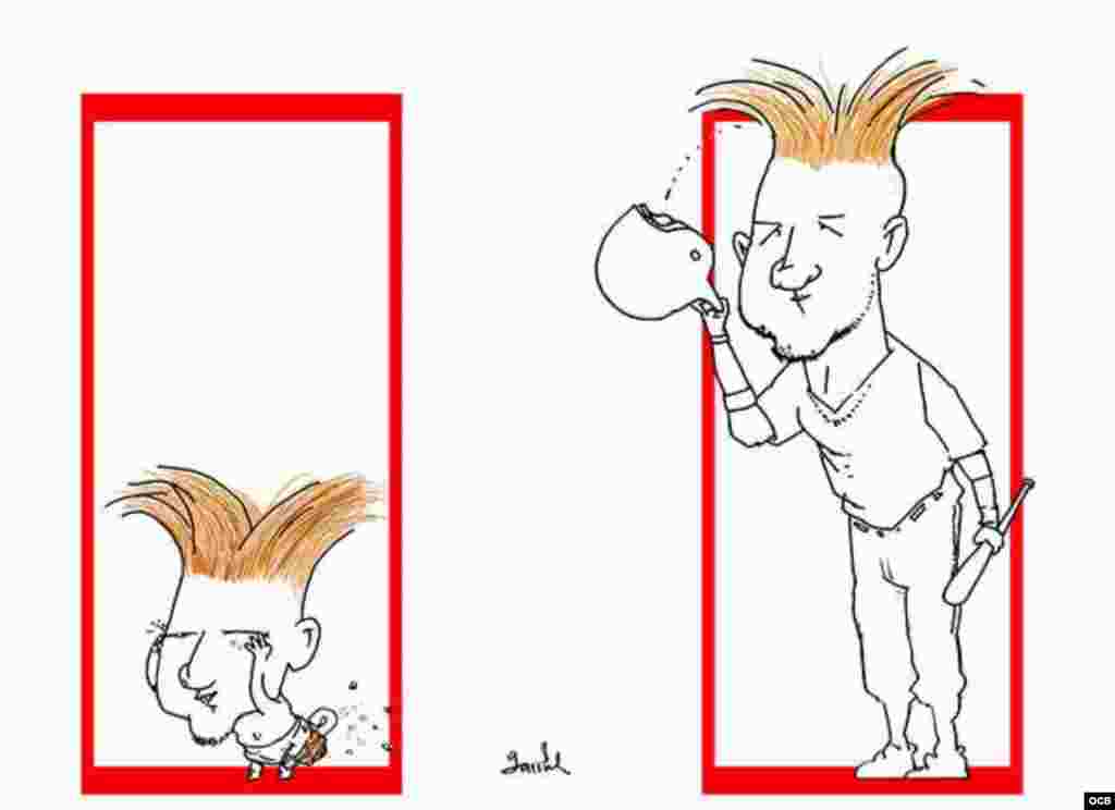 Caricaturas de Garrincha. 