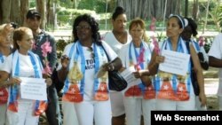 Damas de Blanco en La Habana.