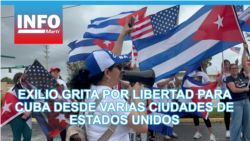 Exilio grita por libertad para Cuba desde varias ciudades de Estados Unidos