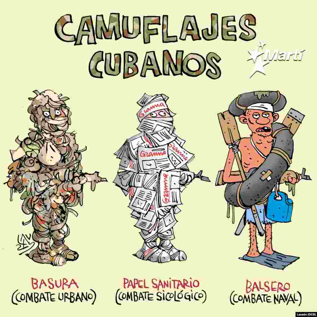 Camuflajes cubanos. 