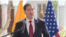 Secretario de Estado Marco Rubio durante intervención ante autoridades y prensa en Ecuador. (REUTERS)