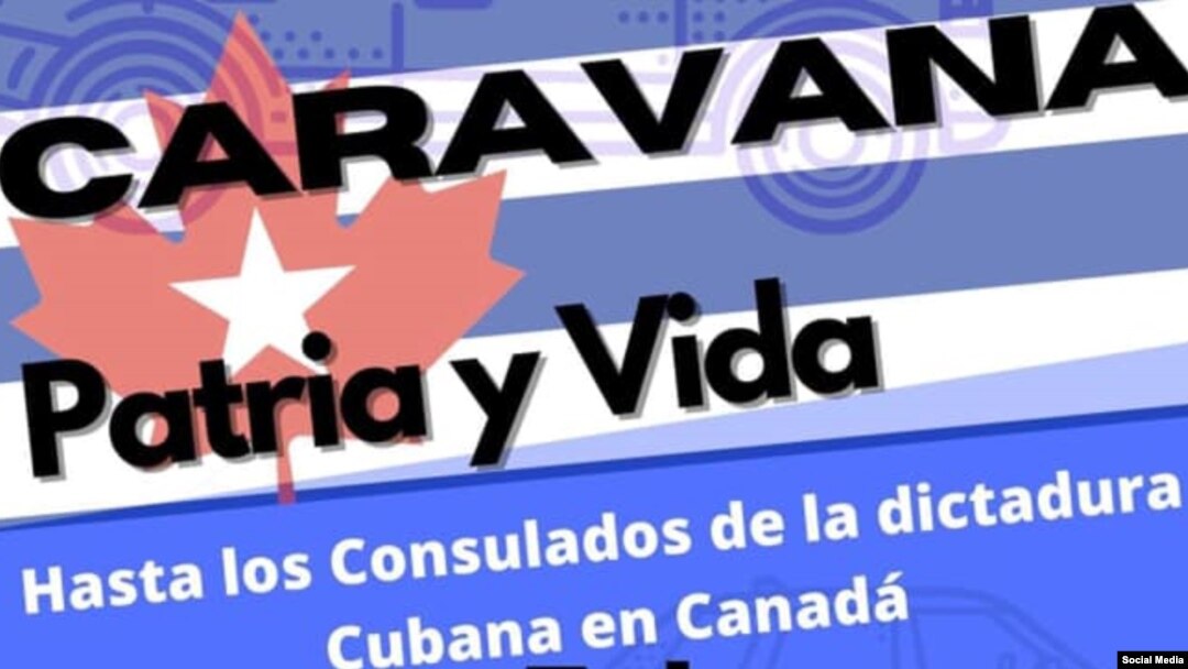 Cubanos en Canadá harán una caravana en contra de la dictadura este 7 de marzo