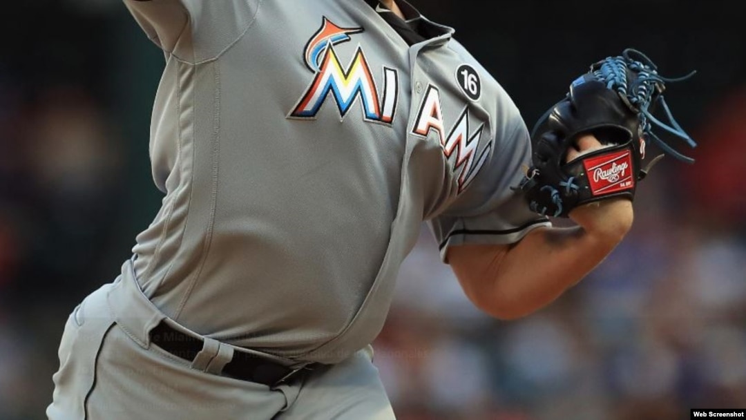 Uniforme de los Miami Marlins.