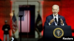 El presidente Joe Biden en una conferencia de prensa. (Reuters/Jonathan Ernst).