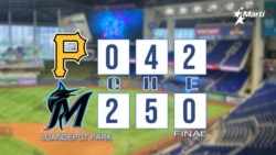 Los Marlins de Miami blanquearon a los Piratas de Pittsburgh