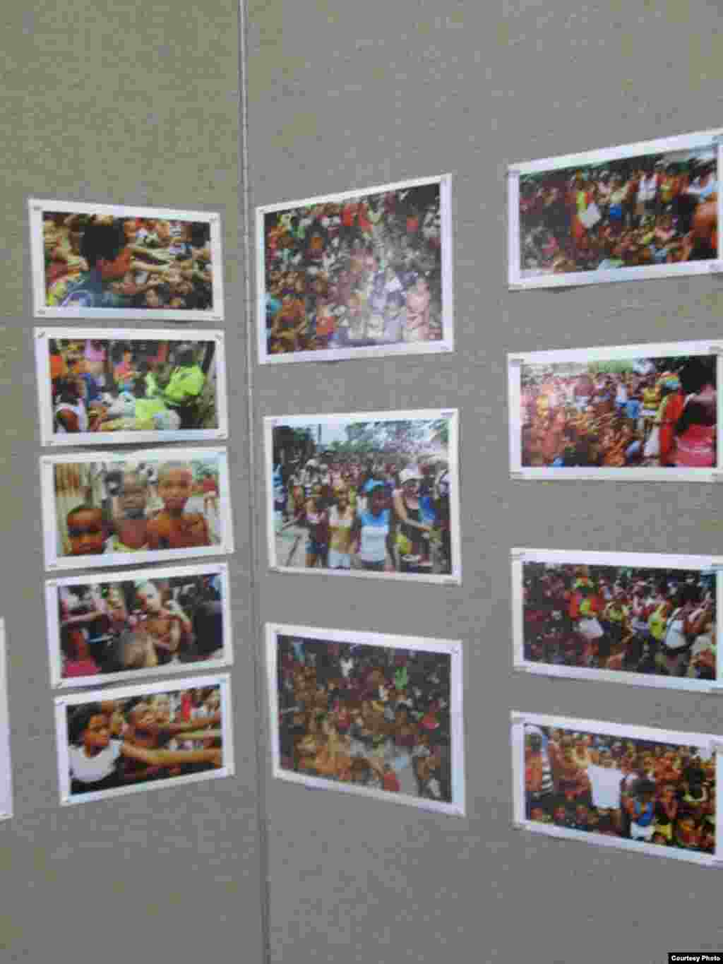 Muestra del trabajo en las comunidades y barrios pobres en Cuba, llevado por Juan A. Madrazo a "AfricAméricas II: Somos la raíz del cambio".