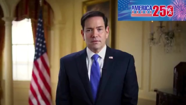 Secretario Rubio conmemora el 250 Aniversario de la Independencia de EEUU - julio 04, 2026