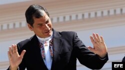 El presidente de Ecuador, Rafael Correa.