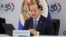 Javier Martínez-Acha Vásquez, canciller de Panamá, en la conferencia de prensa previa a la inauguración de la 56.ª Asamblea General de la OEA.