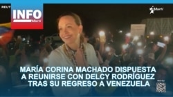 María Corina Machado dispuesta a reunirse con Delcy Rodríguez tras su regreso a Venezuela