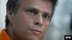 Leopoldo López, dirigente de la oposición venezolana.