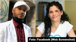 Presos políticos Saylí Navarro y Maykel Castillo "El Osorbo" 