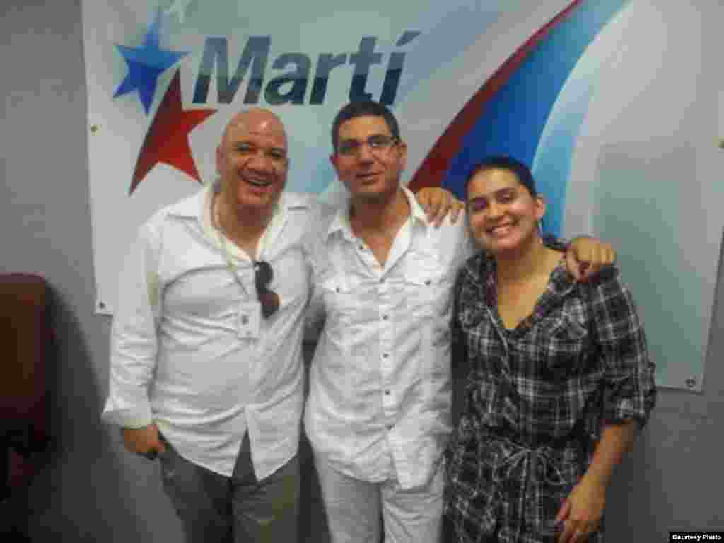 Con el cineasta Dany Jacomino, presidente de la casa productora Ouija Films