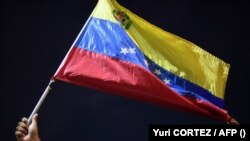Una bandera venezolana. Foto: Yuri Cortez/AFP/Archivo.