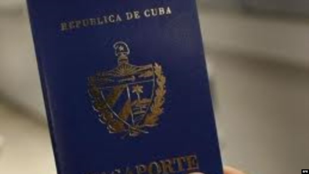 Pasaporte cubano.