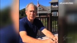 George Bush también se moja por la Esclerosis Lateral