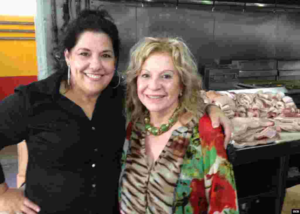 María Elena Páez y Poly Bermudez