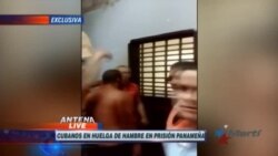 Migrantes cubanos presos en Panamá se declaran en huelga de hambre