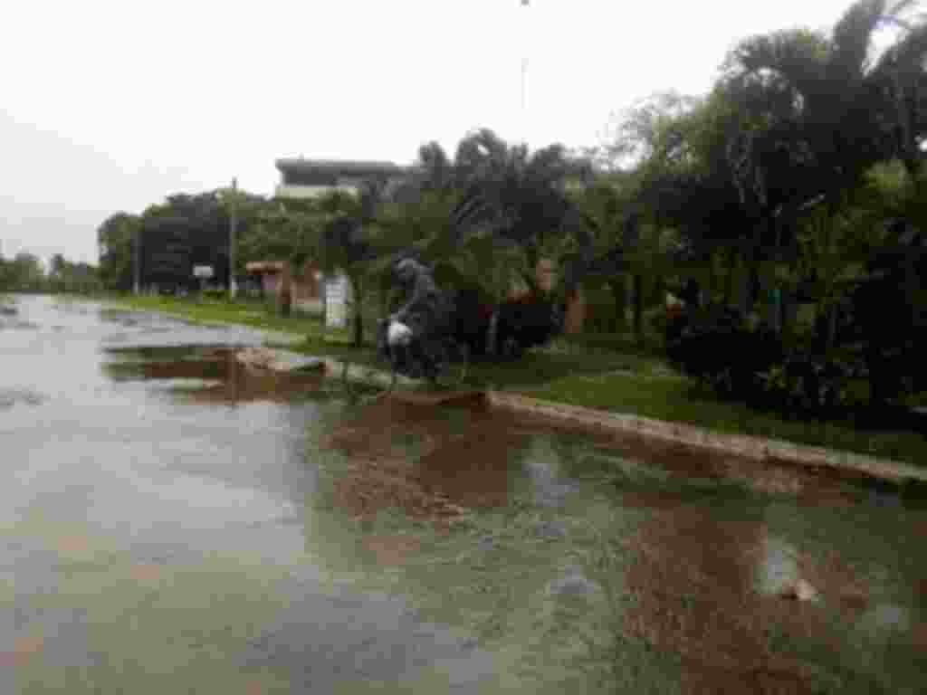 Afectaciones en Sandino una de las zonas mas afectadas tras el paso de Ete por Pinar del Río /&nbsp; Tomado de Twitter de Radio Guamá