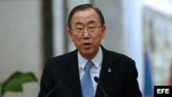 El secretario general de Naciones Unidas, Ban Ki-moon