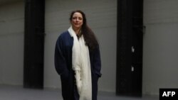 Tania Bruguera en el Turbine Hall del Tate Modern en Londres.