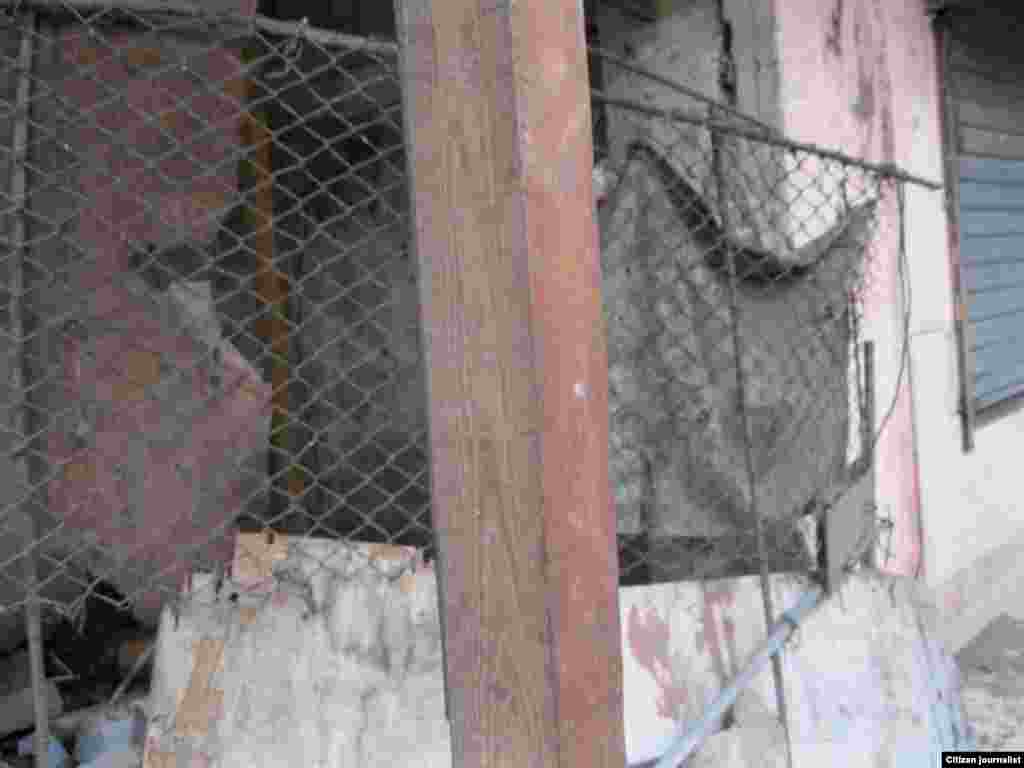 Reporta Cuba edificios derrumbes foto Arnaldo Ramos