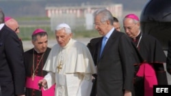 El papa Benedicto XVI en México