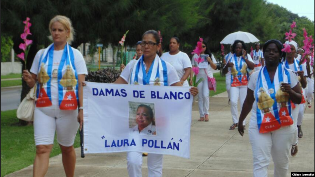 Damas de Blanco Marcha domingo 12 Habana foto Angel Moya