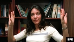 La escritora cubana Daína Chaviano en foto de archivo.