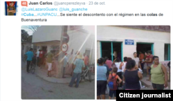 Reporta Cuba Colas Buenaventura Holguín Foto @juancperezleyva