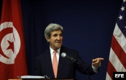 Secretario de Estado, John Kerry, en conferencia de prensa (Archivo)