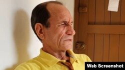 El profesor de Física, Pedro Albert Sánchez, quién fue detenido por 24 horas por la Seguridad del estado después de invitar al pueblo cubano a una manifestación pacífica. (Foto: CubaNet)