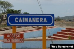 Caimanera, poblado guantanamero en la frontera con la Base Naval estadounidense en Cuba.