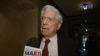 El Nobel de Literatura Vargas Llosa durante una entrevista con Radio Televisión Martí, en 2019. 