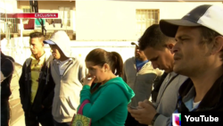 Cubanos varados en Nuevo Laredo. (Univision 23)