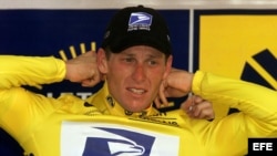 El ciclista estadounidense Lance Armstrong. 